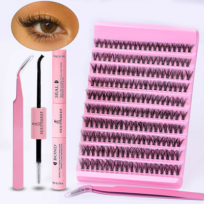 DIY Eyelash Extension Kit 200pcs Individual Lashes